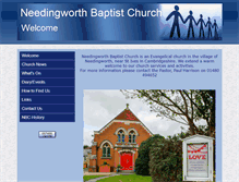 Tablet Screenshot of needingworthbaptist.org.uk